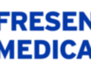 A blue and white logo for research medicine.